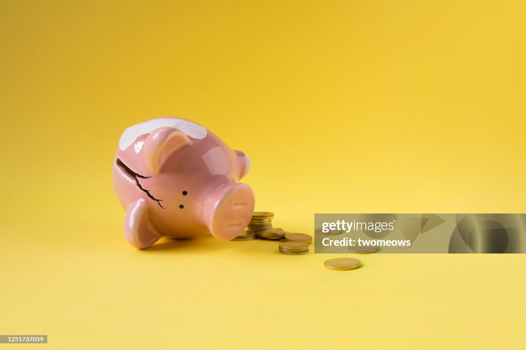 Financial crisis concepts still life.