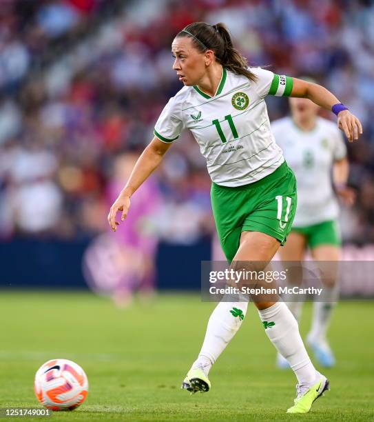 Missouri , United States - 11 April 2023; Katie McCabe of Republic of Ireland during the women's international friendly match between USA and...