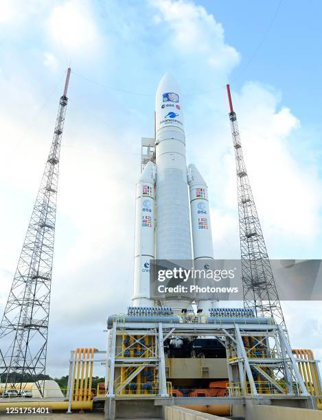 Visit of King Philippe and Prince Gabriel of Belgium to the Guiana Space Centre Day 2 : Visit of the launching site Ariane 5 & lanceur Ariane 5 &...