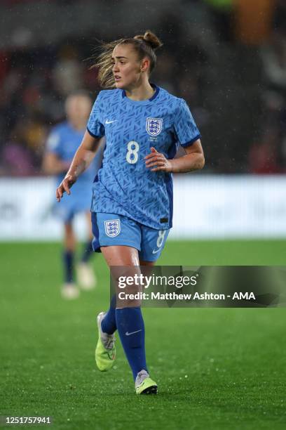 Georgia Stanway of England Women during the Women's International Friendly between the England Lionesses and Australia Matildas at Gtech Community...