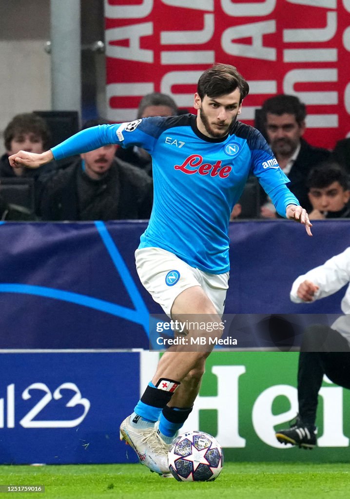 Khvicha Kvaratskhelia Of SSC Napoli In Action during The UEFA khvicha-kvaratskhelia-of-ssc-napoli-in-action-during-the-uefa