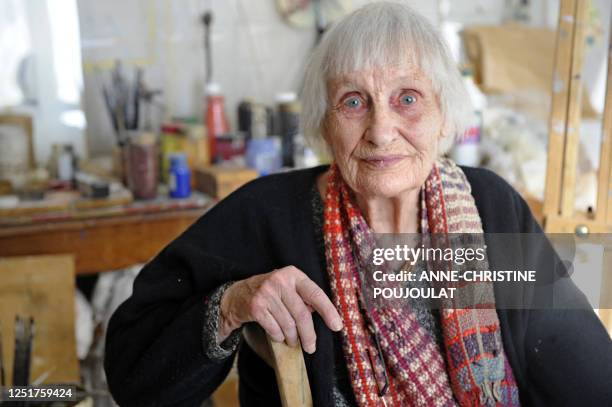 Portrait taken December 08 of Angelica Garnett, in Forcalquier, southern France. Angelica Vanessa Garnett is a British writer and painter. She is the...