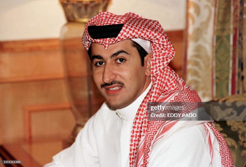 Saudi poet Talal al-Rashid poses for a picture in Dubai 22 May 2001 ...