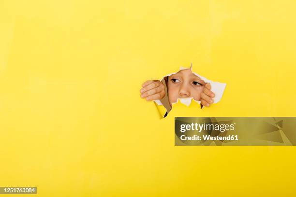 Children Ripping Paper 39 Children Tearing Paper Stock Photos, High-Res Pictures, and Images ...
