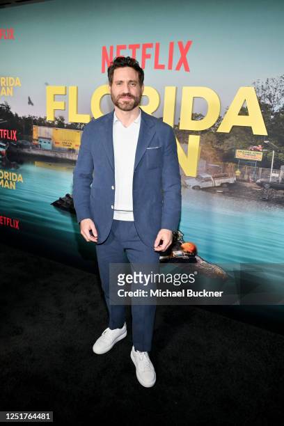 Édgar Ramírez at the Los Angeles screening of "Florida Man" held at the Roma Theater on April 12, 2023 in Los Angeles, California.