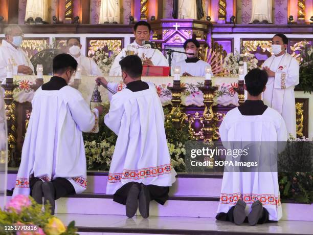 Reverend Father Allan V. Lopez O.P. Officiated the Eucharistic Celebration mass for St. Therese of the Child Jesus. The Relics of St. Therese of the...