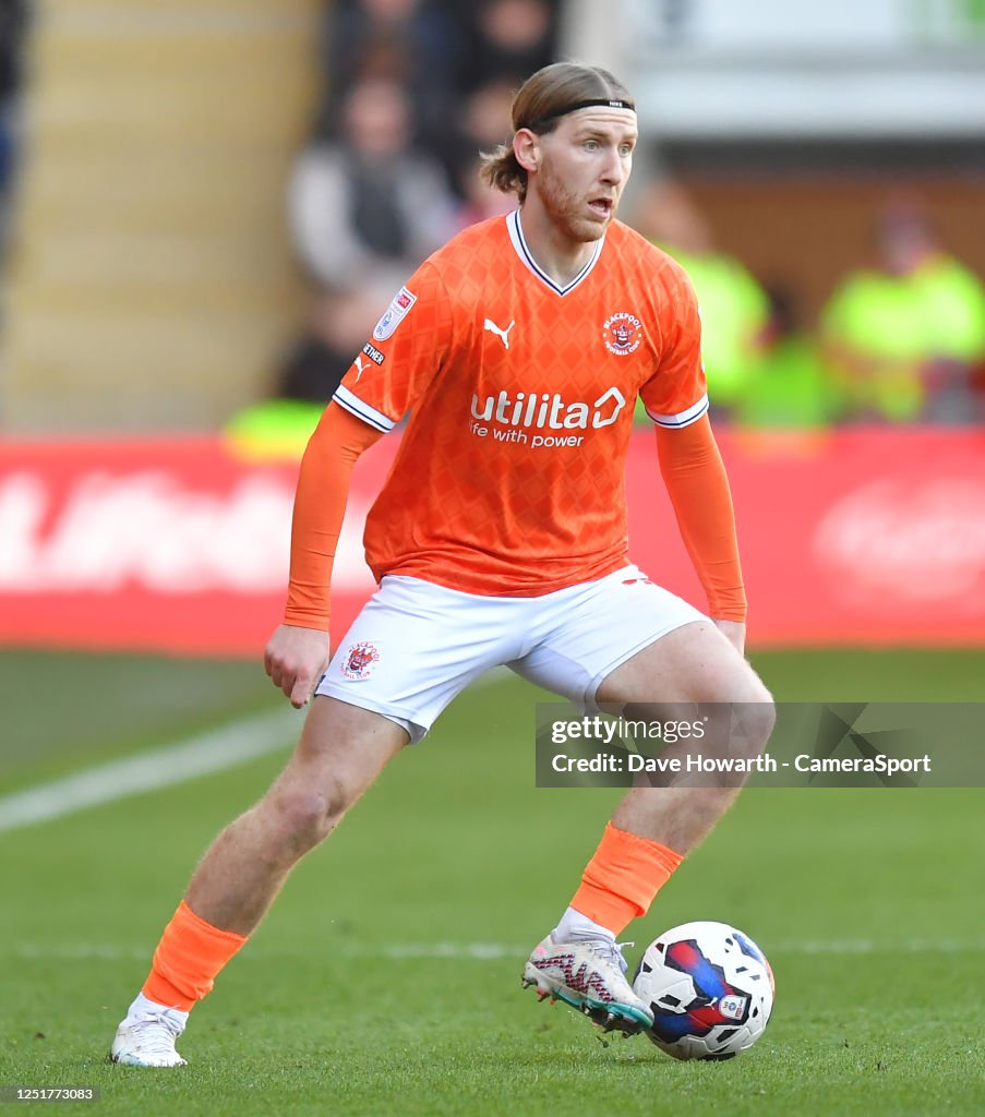Josh Bowler Blackpool's Josh Bowler during the Sky Bet Championship between... News ...