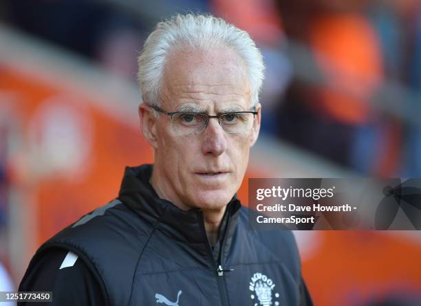 General view of Bloomfield Road home of Blackpool Blackpool's Manager Mick McCarthy during the Sky Bet Championship between Blackpool and Cardiff...