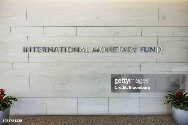 The International Monetary Fund headquarters during the spring meetings of the IMF and World Bank Group in Washington, DC, US, on Thursday, April 13,...