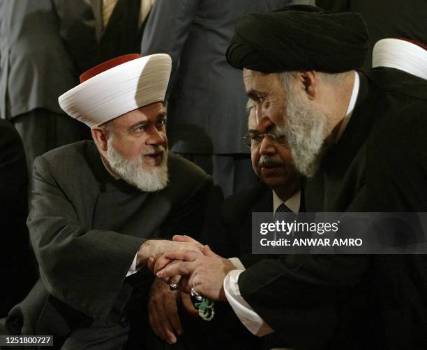 31 Grand Sunni Mufti Mohammed Rashid Qabbani Stock Photos, HighRes