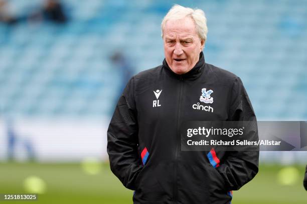 Ray Lewington, assistant manager of Crystal Palace before the Premier League match between Leeds United and Crystal Palace at Elland Road on April...