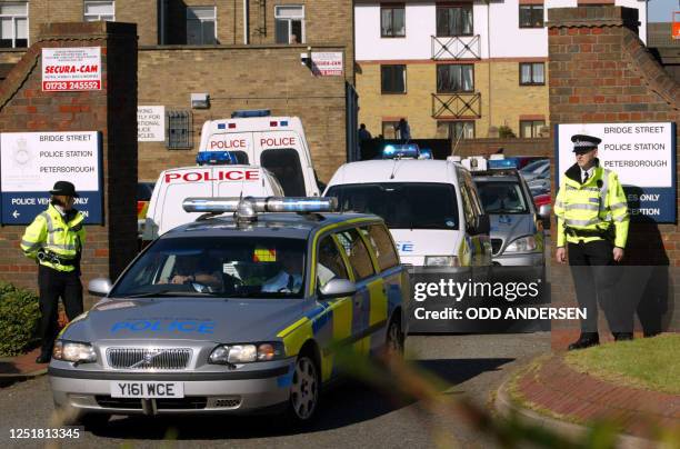 Suspect Maxine Carr is taken in a police van from the police station to the Peterborough magistrates court, some 90 miles north of London , 21 August...