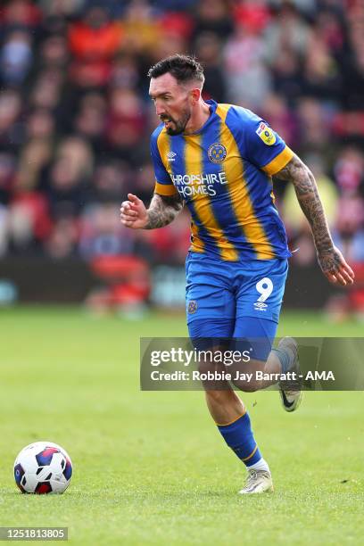 Ryan Bowman of Shrewsbury Town during the Sky Bet League One between Barnsley and Shrewsbury Town at Oakwell Stadium on April 10, 2023 in Barnsley,...