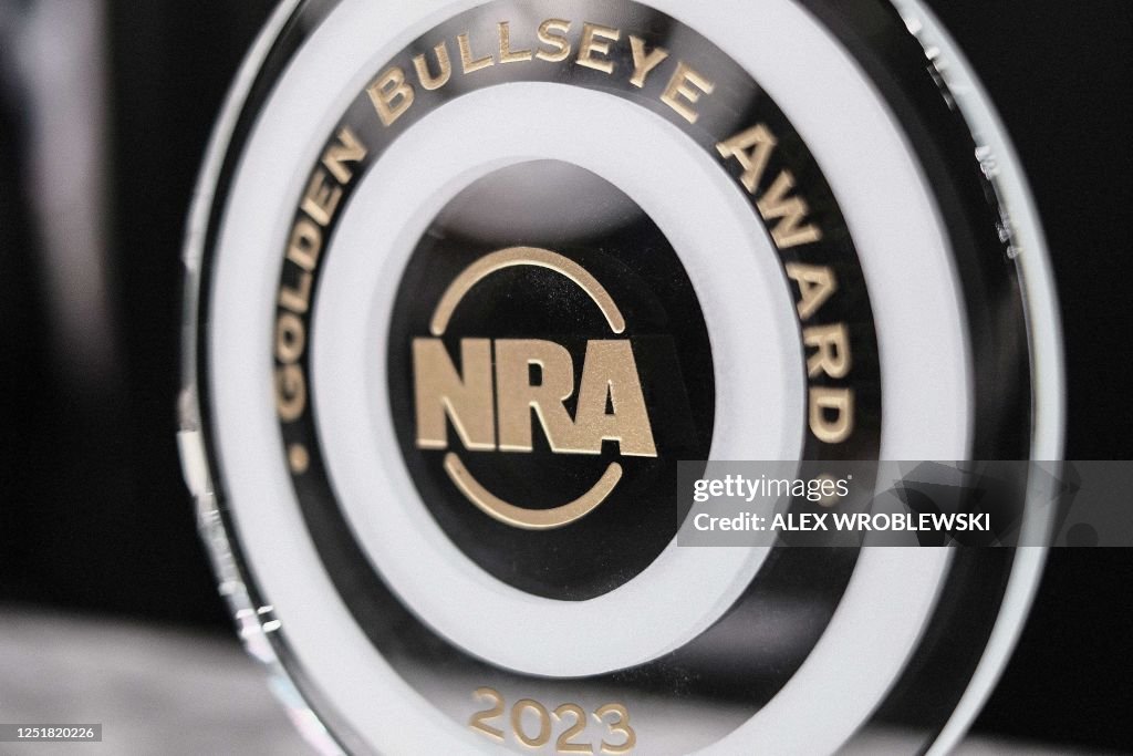 Nra Rings An NRA award is on display at the 152nd National Rifle Association's ...