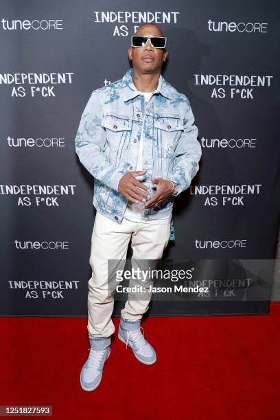 Ja Rule attends Papoose Presents: 50 Years Of Hip-Hop, Powered by TuneCore at 40 / 40 Club on April 13, 2023 in New York City.