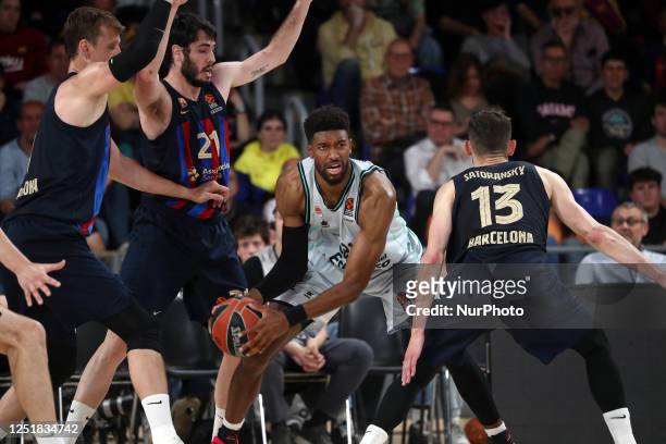 Kyle Alexander during the match between FC Barcelona and Valencia Basket, corresponding to the week 34 of the Euroleague, played at the Palau...