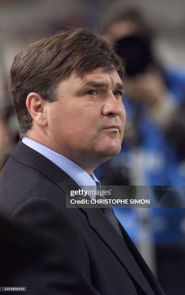 Portrait of Spain's national soccer team coach Jose Antonio Camacho