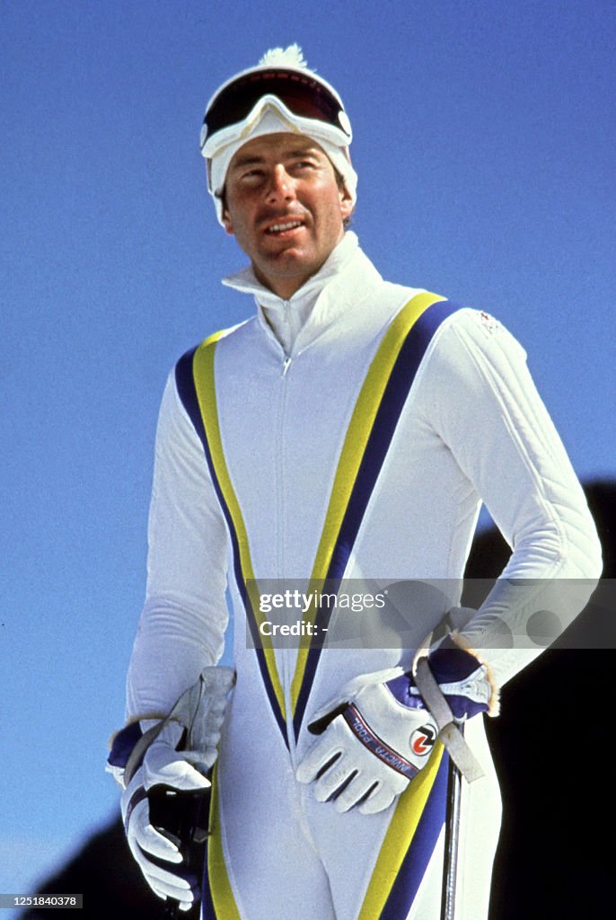Stenmark Swedish skier Ingemar Stenmark poses with his new outfit for the ...