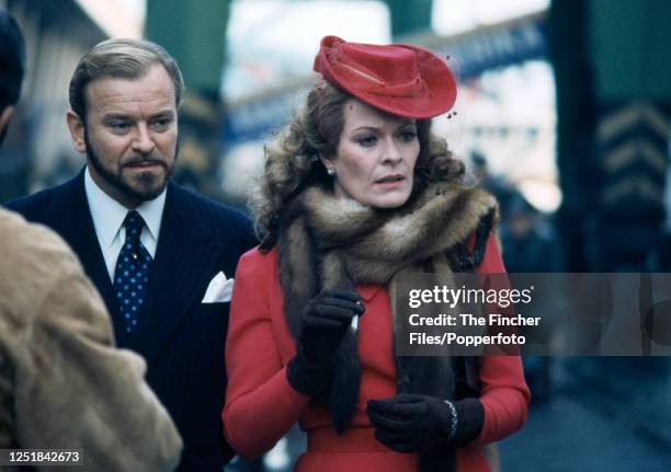 South African-born actress Janet Suzman as Leni Strauss in the film "The Voyage of the Damned", in London, circa 1976.