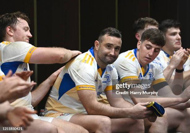 Gauteng , South Africa - 15 April 2023; Dave Kearney of Leinster after making his 150th appearance in the United Rugby Championship match between...