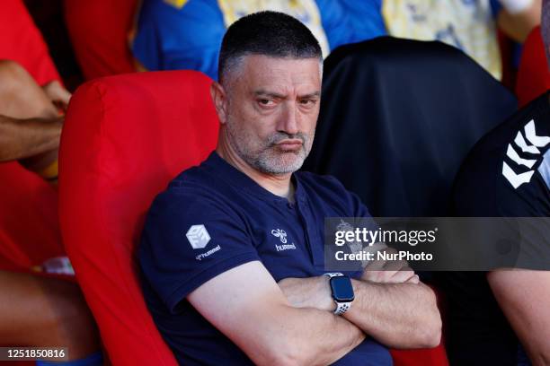 Francisco Javier Garcia Pimienta, manager of UD Las Palmas during the La Liga Smartbank match between Granada CF and UD Las Palmas at Nuevo Los...