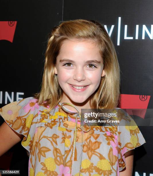 Kiernan Shipka attends The TVLine Emmy Party at Levi's Haus on September 15, 2011 in Los Angeles, California.