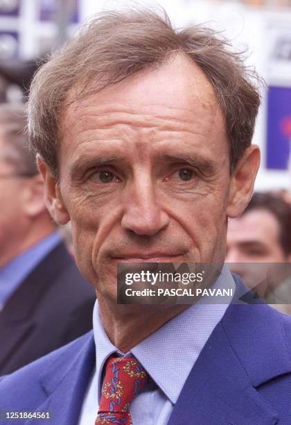 Photo de Jean-Claude Killy, prise le 12 juillet 1998, à Dublin AFP PHOTO.