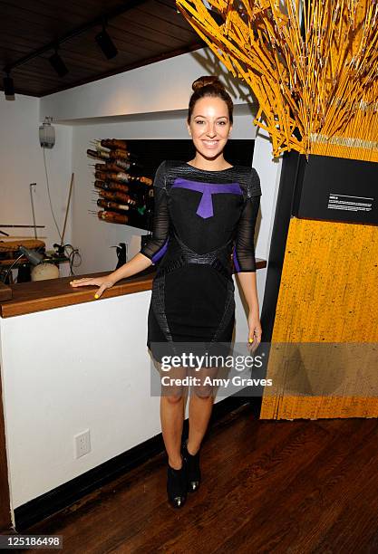 Vanessa Lengies attends The TVLine Emmy Party at Levi's Haus on September 15, 2011 in Los Angeles, California.