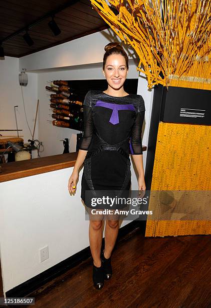 Vanessa Lengies attends The TVLine Emmy Party at Levi's Haus on September 15, 2011 in Los Angeles, California.