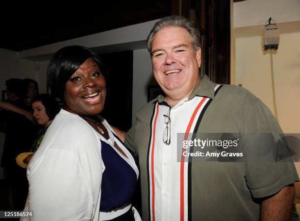 Retta and Jim O'Heir attend The TVLine Emmy Party at Levi's Haus on September 15, 2011 in Los Angeles, California.