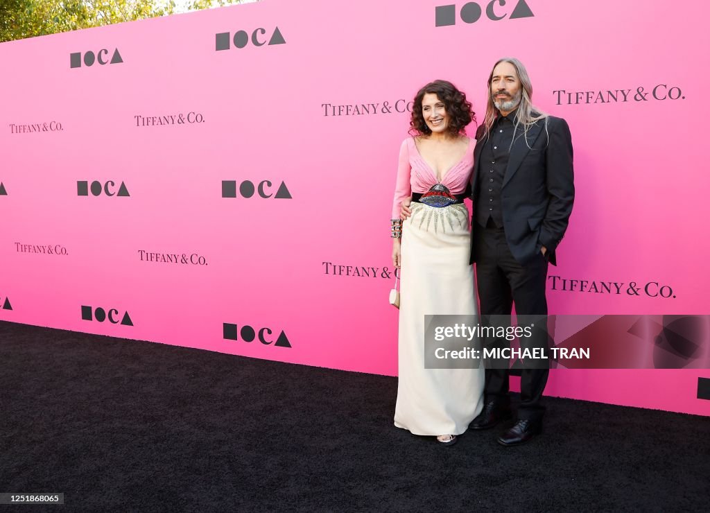US Actress Lisa Edelstein And Her Husband Robert Russell Arrive For us-actress-lisa-edelstein-and-her-husband-robert-russell-arrive-for