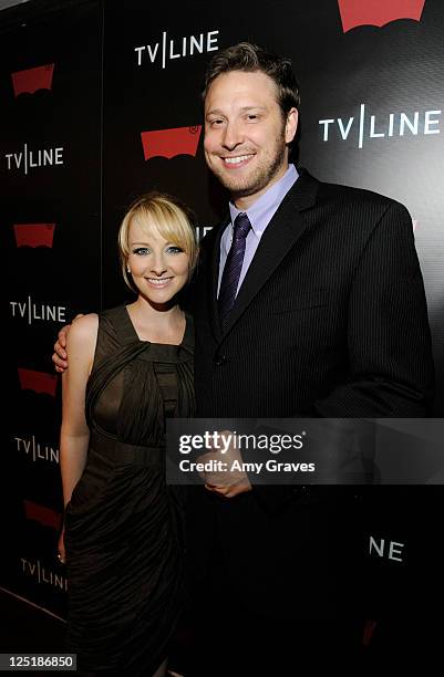 Melissa Rauch and Winston Beigel attend The TVLine Emmy Party at Levi's Haus on September 15, 2011 in Los Angeles, California.