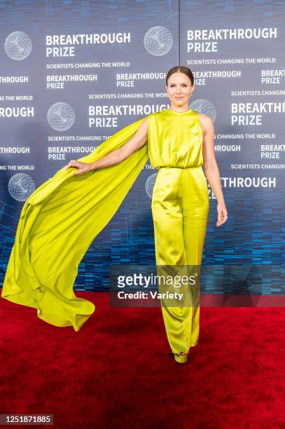 Kristen Bell at the ninth Breakthrough Prize Ceremony held at the Academy Museum of Motion Pictures on April 15, 2023 in Los Angeles, California.