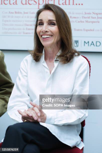 The actress María del Pilar Cuesta Acosta, better known by her stage name Ana Belen seen during the press conference of the show "Romeo and Juliet......