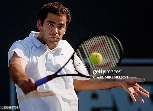 Patrick Rafter Backhand 18 Ten Masters Series Rafter Backhand Stock Photos, High-Res Pictures ...