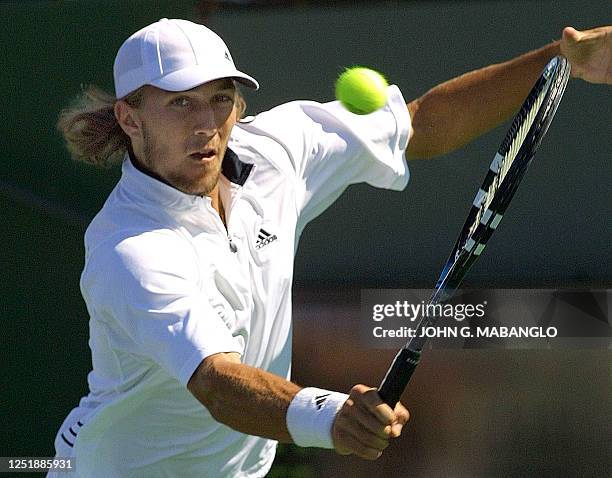 Patrick Rafter Backhand 18 Ten Masters Series Rafter Backhand Stock Photos, High-Res Pictures ...