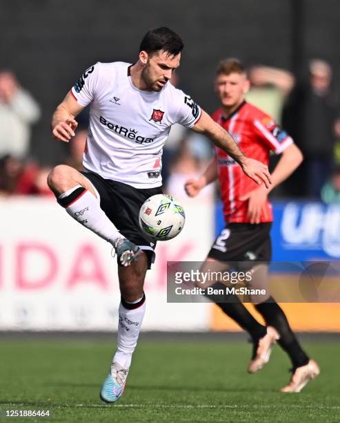 Louth , Ireland - 16 April 2023; Patrick Hoban of Dundalk during the SSE Airtricity Men's Premier Division match between Dundalk and Derry City at...