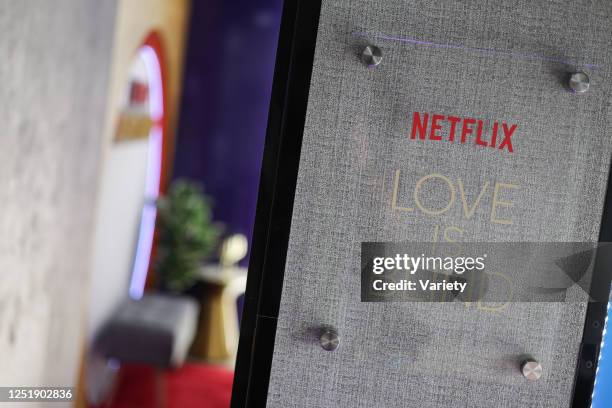 Atmosphere at the VIP Watch Party and Celebration for "Love Is Blind: The Live Reunion" held at The Vermont Hollywood on April 16, 2023 in Los...