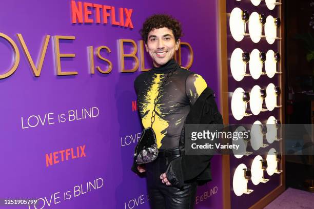 Alejandro Valtierra at the VIP Watch Party and Celebration for "Love Is Blind: The Live Reunion" held at The Vermont Hollywood on April 16, 2023 in...