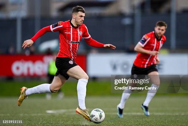 Derry , United Kingdom - 10 April 2023; Ryan Graydon of Derry City during the SSE Airtricity Men's Premier Division match between Derry City and...