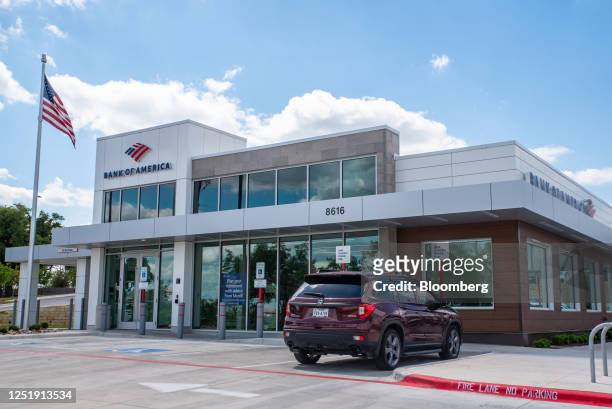 Bank of America branch in Austin, Texas, US, on Tuesday, April 11, 2022. Bank of America Corp. Is scheduled to release earnings figures on April 18....
