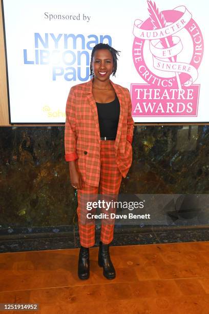 Jade Anouka attends The 32nd Annual Critics' Circle Theatre Awards at @sohoplace on April 17, 2023 in London, England.