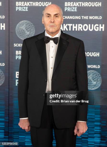 Drew Weissman, a co-inventor of mRNA vaccines arrives at the Breakthrough Prize ceremony on Saturday, April 15, 2023 in Los Angeles, CA.