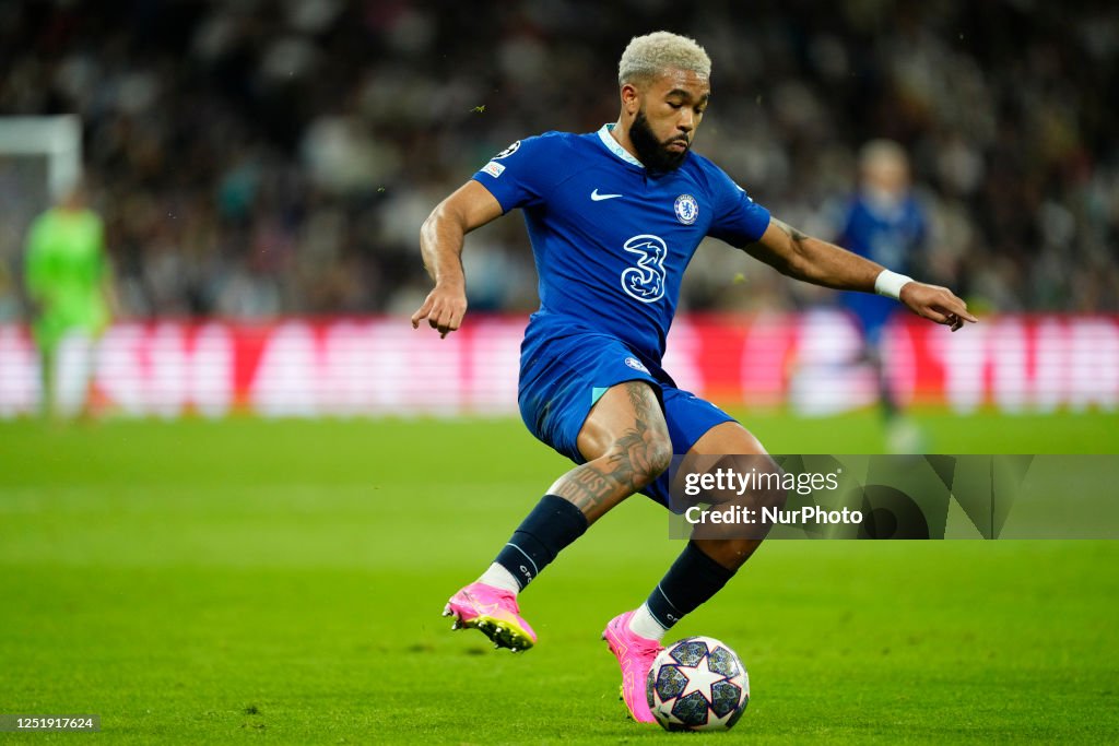 Chelsea Right Back Reece James right-back of Chelsea and England runs with the ball ...