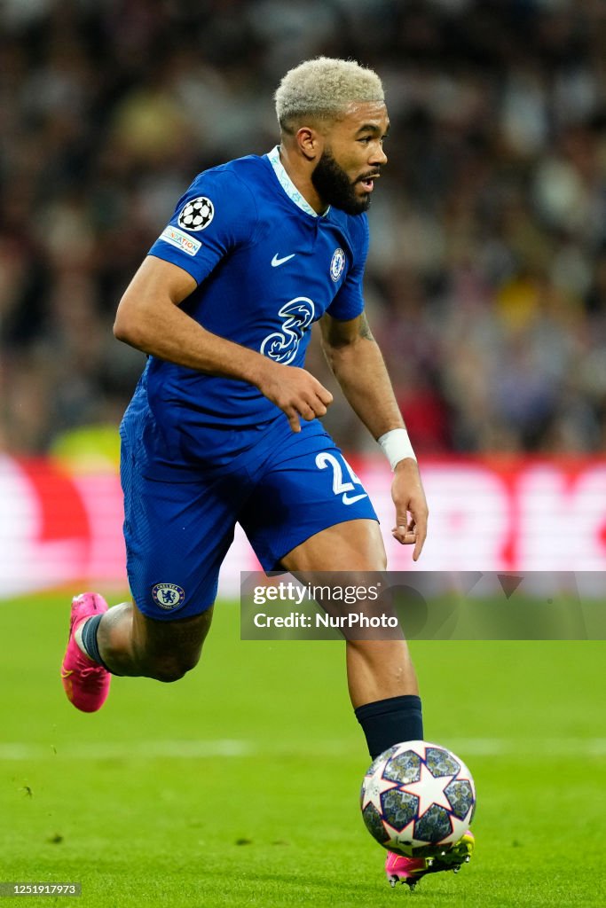 Chelsea Right Back Reece James right-back of Chelsea and England runs with the ball ...