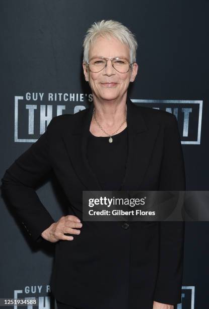 Jamie Lee Curtis at the premiere of "The Covenant" held at the Directors Guild of America on April 17, 2023 in Los Angeles, California.