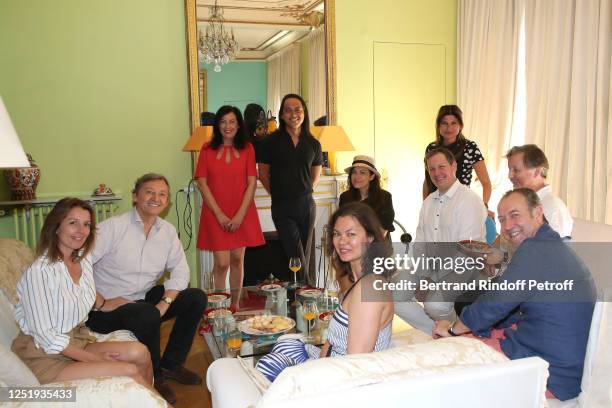 Author Amandine Cornette de Saint Cyr, Writer Jerome-Arnaud Wagner, Communication manager of Espace Cardin, Sylvana Lorenz, Photographer Ryan Arbilo,...