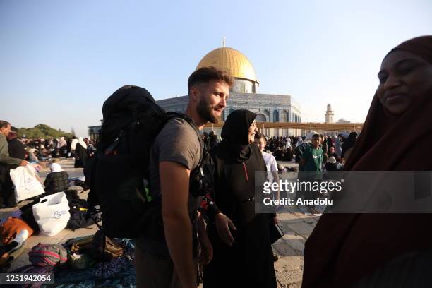French Muslim Neil Dauxois is greeted by a deluge of affection from the Palestinians after traveling 3,900 kilometers in 10 months to reach Masjid...