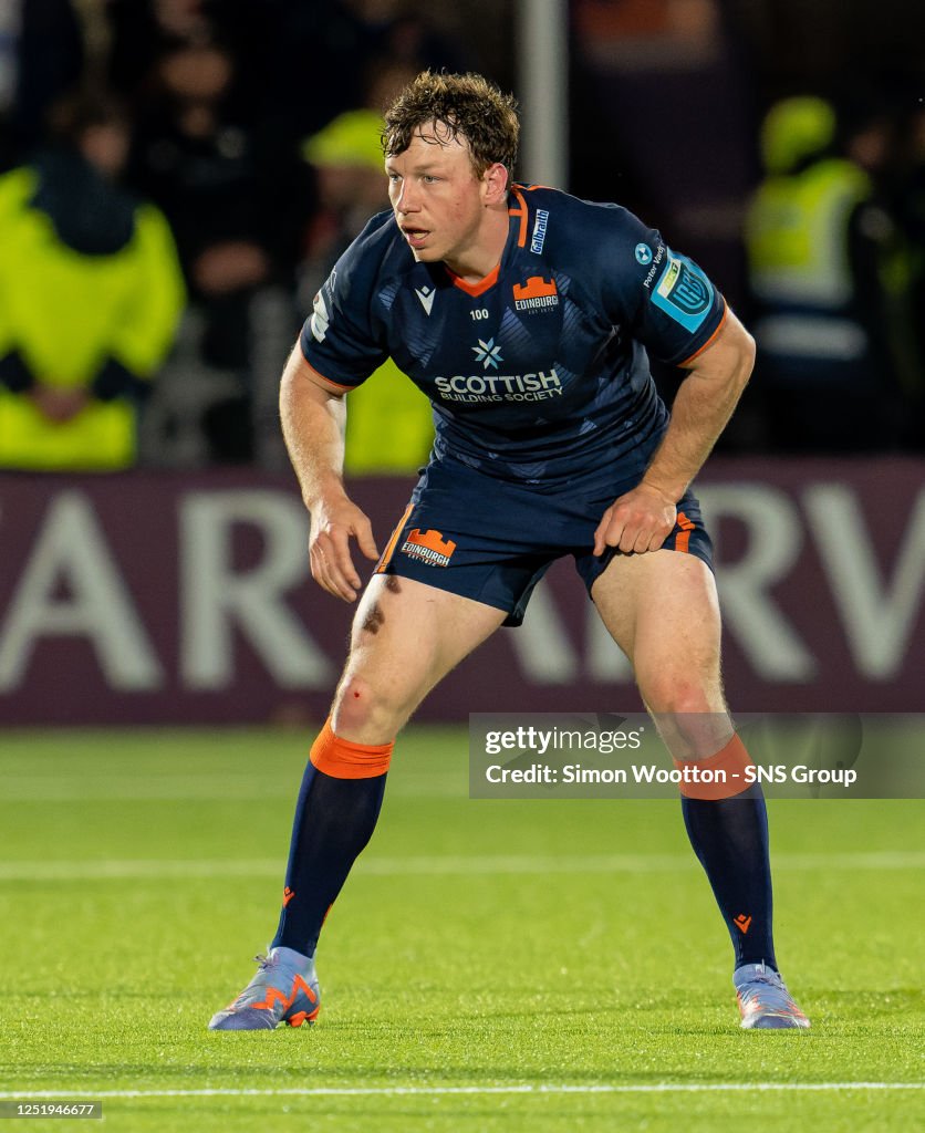 Hamish Innes Rugby Edinburgh's Hamish Watson during a BKT United Rugby Championship ...