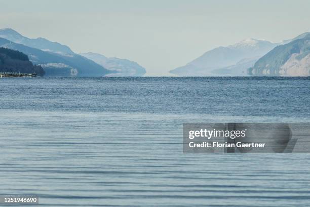 Loch Ness is pictured on March 09, 2023 in Dores, United Kingdom.